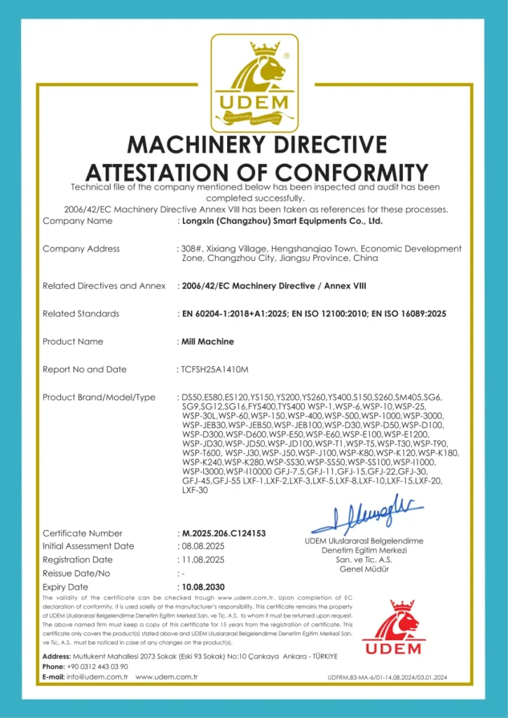 Longxin CE certification