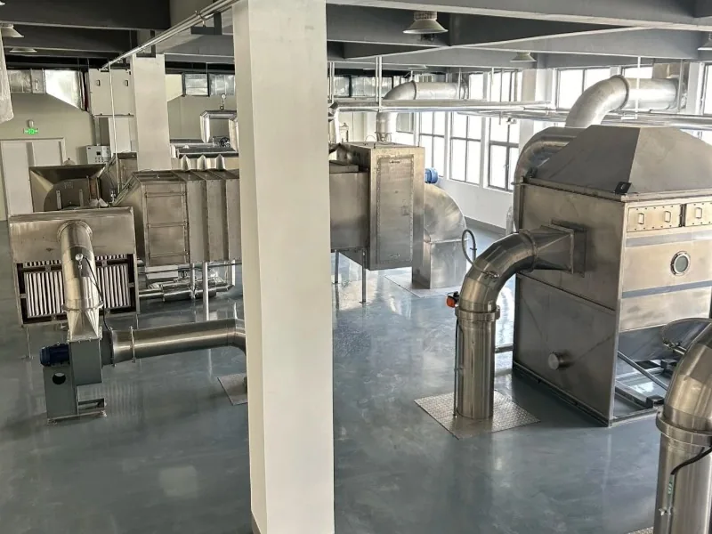Corn peptide spray dryer hot air system