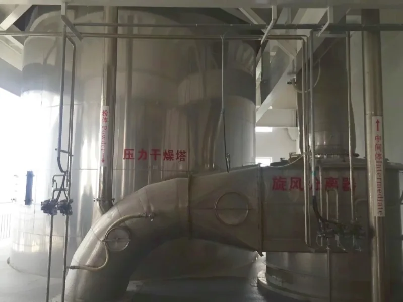 Corn peptide spray drying system