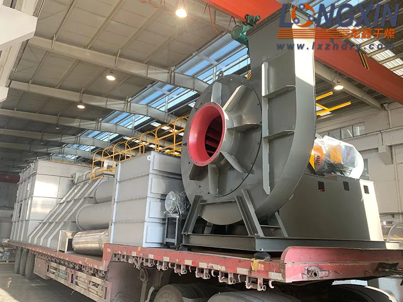 Erythritol drying system process fan