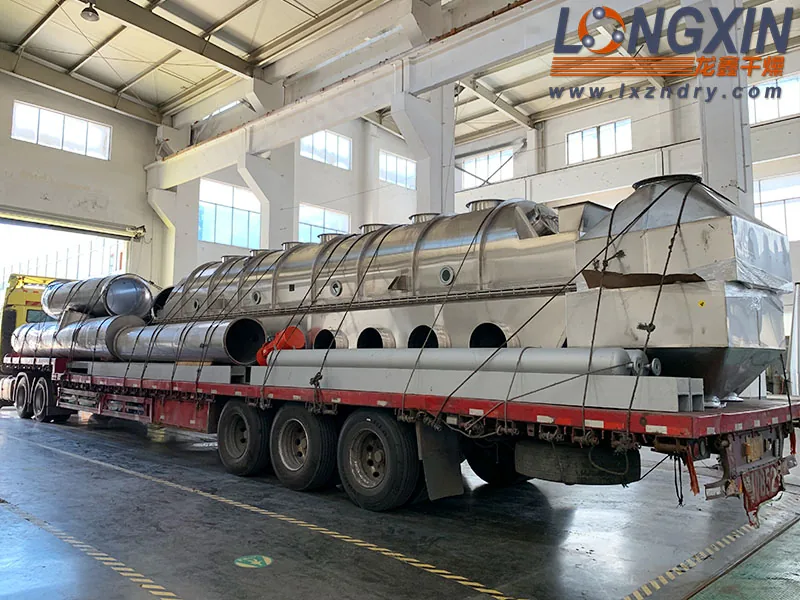 Erythritol vibrating fluid bed dryer shipment