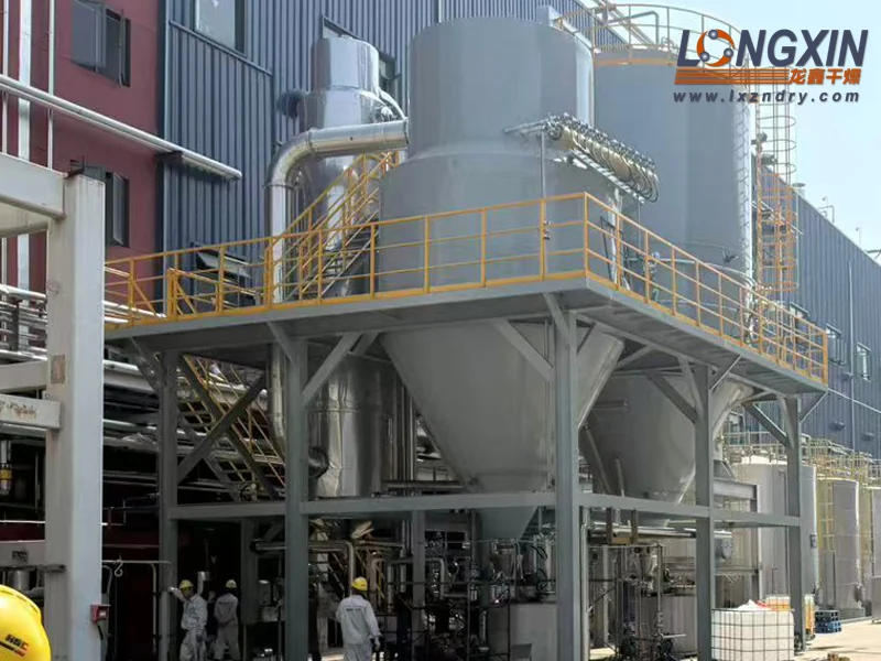 Alternative view of the BLPG-500 closed-loop spray drying installation