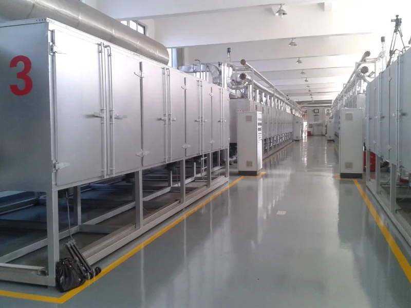Stainless steel belt drying line for nuts and seeds with access doors along the chambers