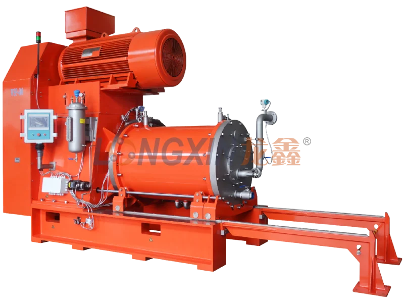 Longxin WSP pin-type bead mill with a horizontal grinding chamber