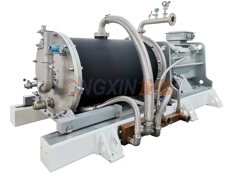 Longxin WSP-500 high-flow bead mill with a horizontal grinding chamber