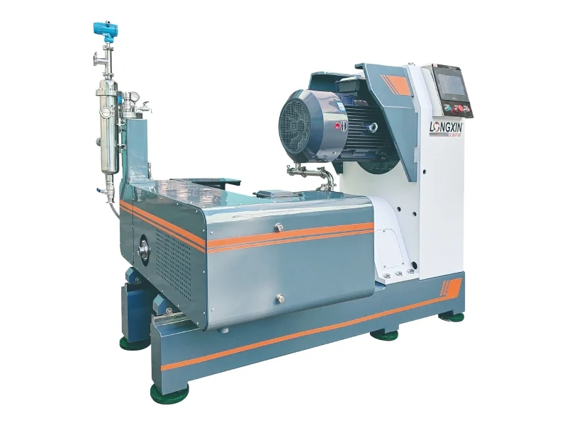 Longxin WSP-25 pin-type bead mill with a dual-drive configuration