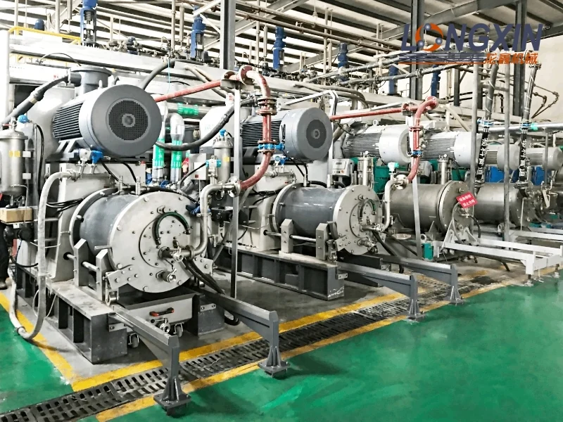 Alternative installation view of a Longxin WSP-150 pin-type bead mill
