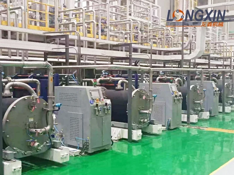 Longxin WSP-400 pin-type bead mill with a permanent-magnet direct drive