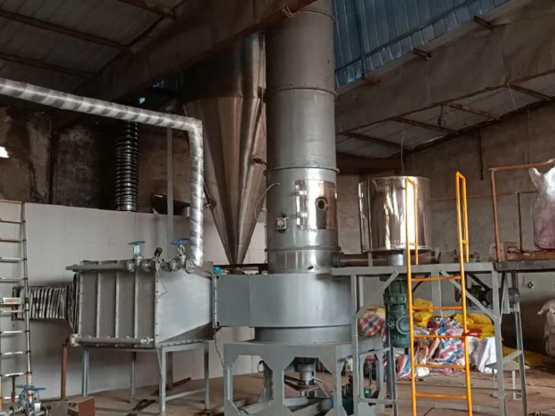 Spin flash drying system configured for pigment processing