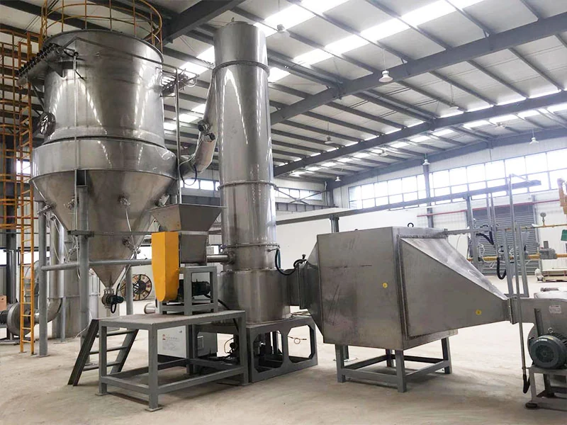 XSG spin flash drying system with drying chamber, feeder and powder collection equipment