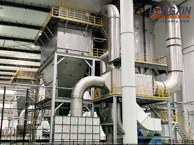 PVC paste resin spray dryer installation 01