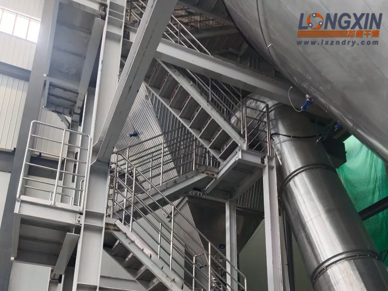 PVC resin drying equipment installation