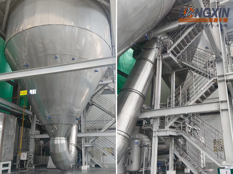 PVC resin drying system ducting